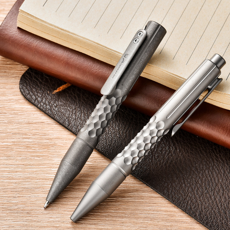 Titanium Alloy Tactical Pen PioneerEDC ZSB040  Stress Relief Bolt Pen Lightweight Premium Signature Business Pen