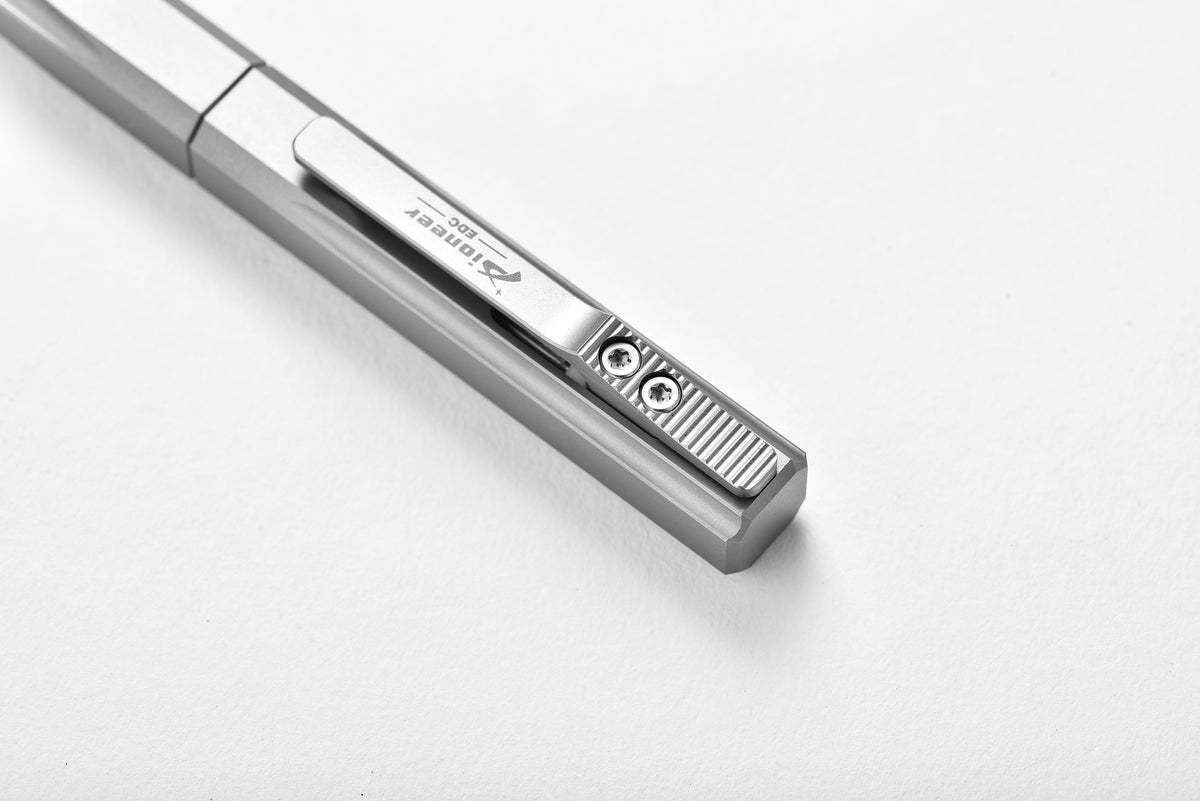 PioneerEDC Titanium Pen Multi-functional Lightweight EDC Pen Glass Breaker Rust-Proof Materials Customizable Tactical Tool