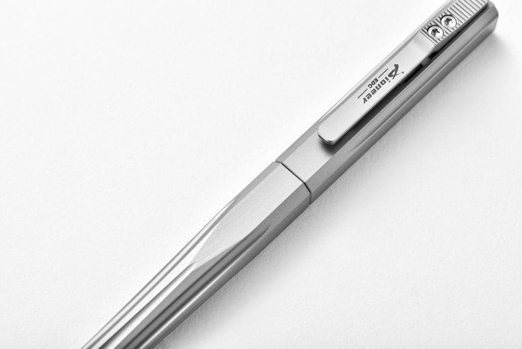 PioneerEDC Titanium Pen Multi-functional Lightweight EDC Pen Glass Breaker Rust-Proof Materials Customizable Tactical Tool