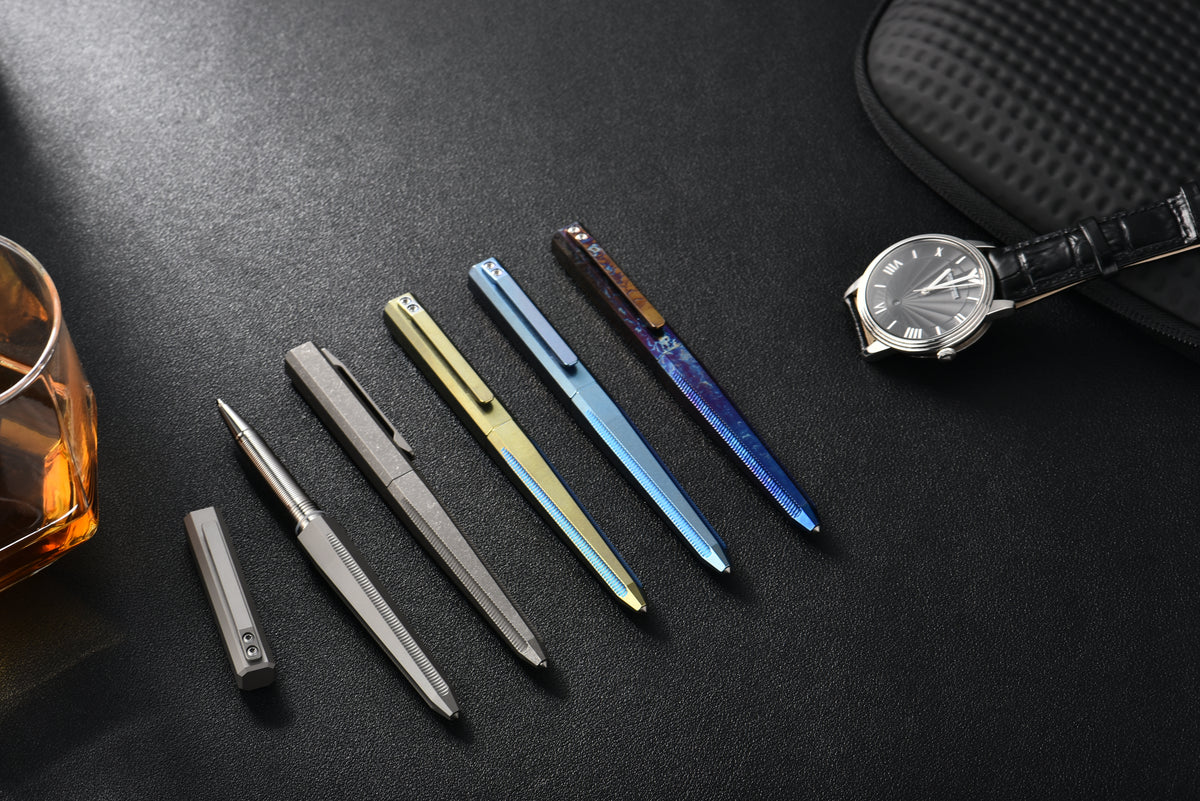 2026 Titanium Alloy Luxury Tactical Pen for Self-Defense Premium Multifunctional Tungsten Steel Head for Casual Climbing Tours