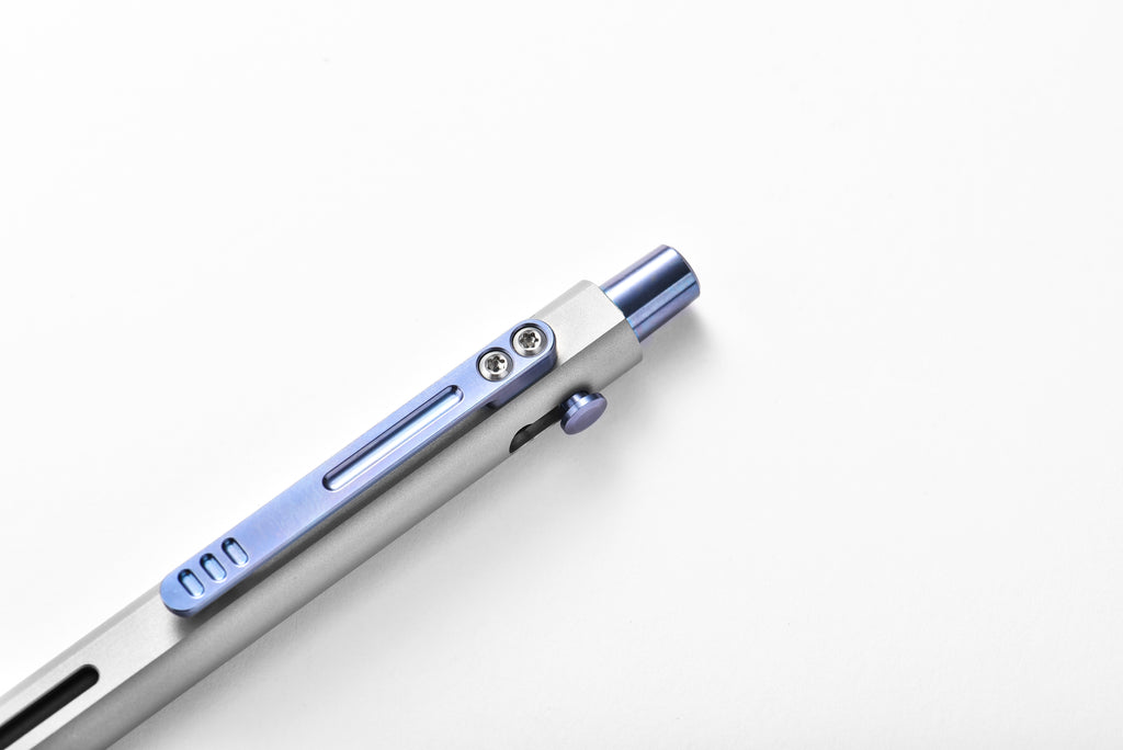 PioneerEDC Titanium Alloy Tactical Pen CNC One-Piece Molding Multi-Functional Outdoor Tool EDC Colorful Ballpoint Pen