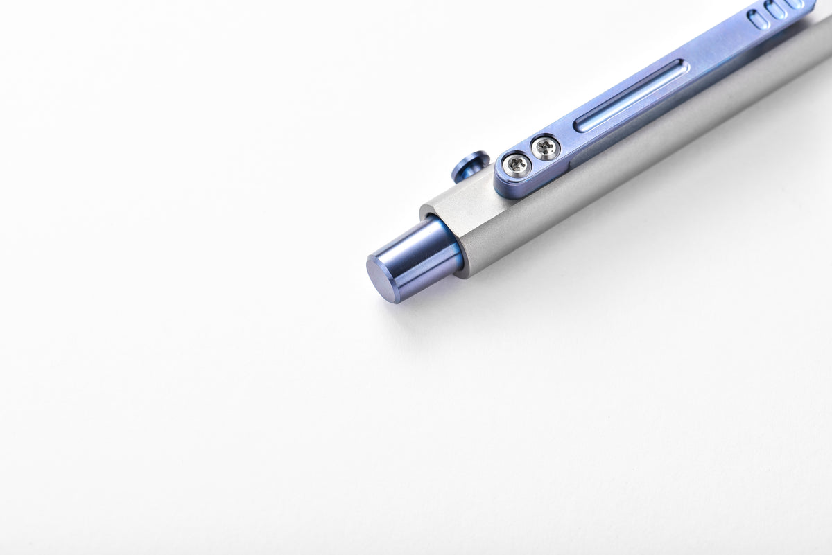 PioneerEDC Titanium Alloy Tactical Pen CNC One-Piece Molding Multi-Functional Outdoor Tool EDC Colorful Ballpoint Pen