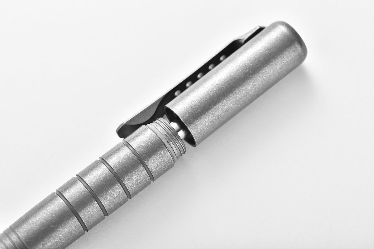 PioneerEDC Titanium Pen Portable Multitool Utility Pen Multifunctional Training Survival Pen for Camping & Hiking