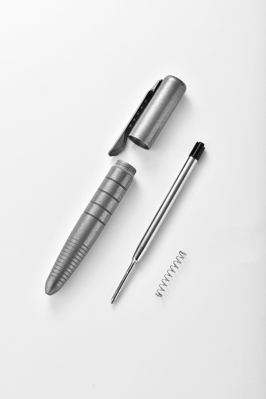 PioneerEDC Titanium Pen Portable Multitool Utility Pen Multifunctional Training Survival Pen for Camping & Hiking