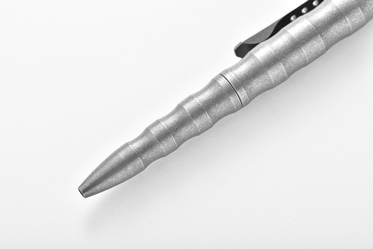 PioneerEDC Titanium Pen Factory Exclusive Direct Sale Matte Titanium Alloy Tactical Pen for Camping & Hiking Signature Pen