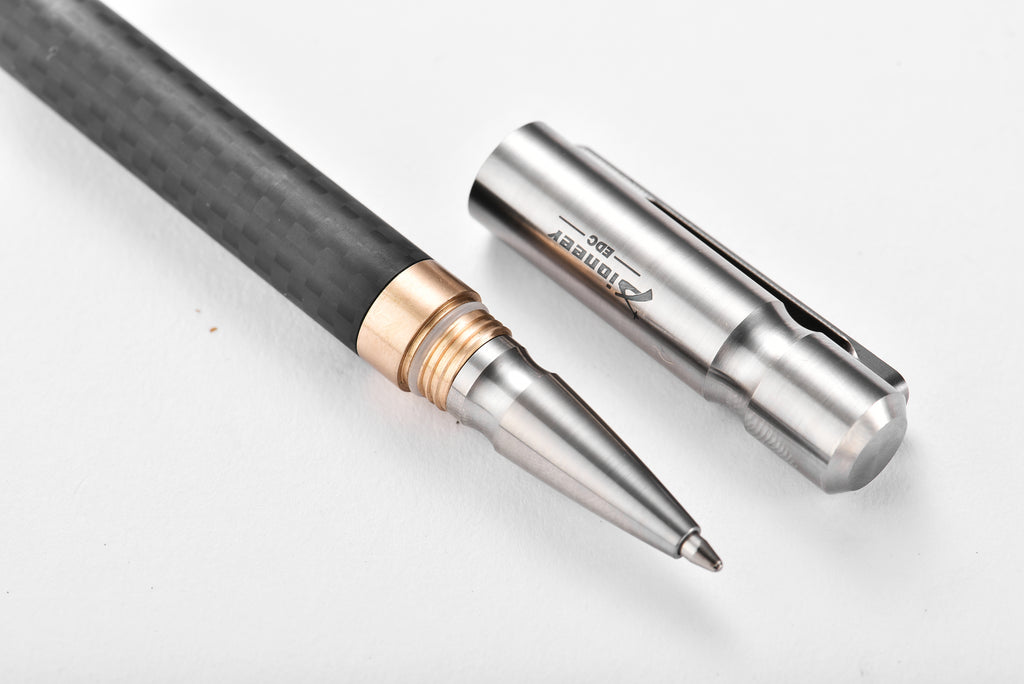 2026 New Hot Tactical Ballpoint Pen Printed Company Logo Fashion Self-defense Titanium Alloy TC4 Pen for Camping & Hiking