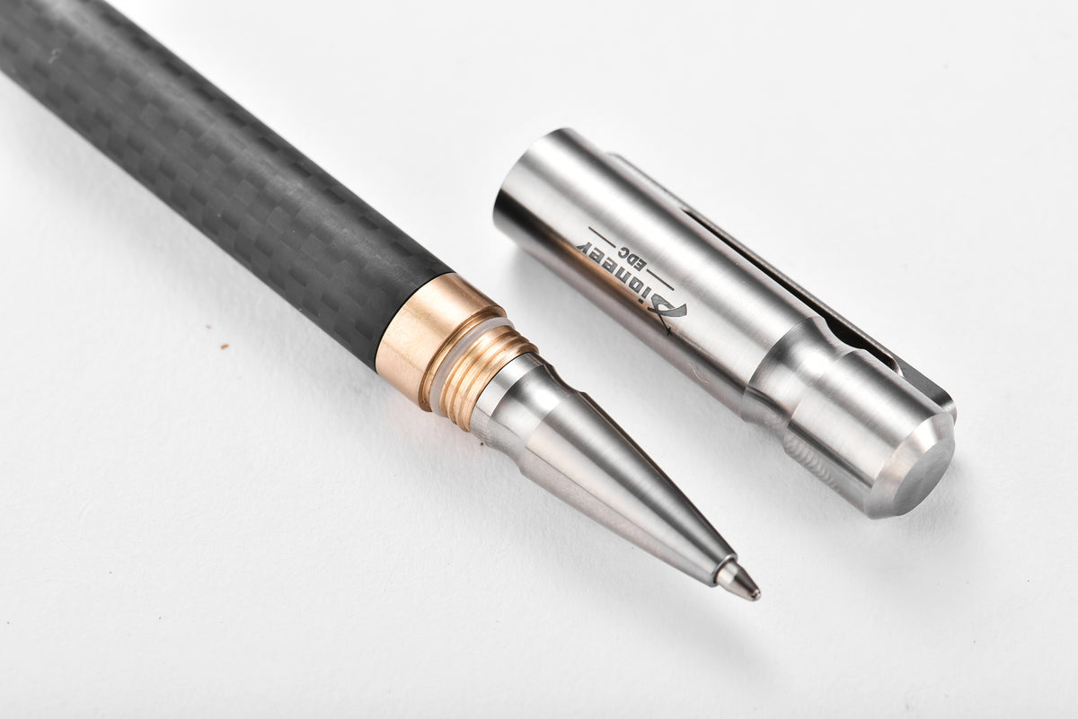2026 New Hot Tactical Ballpoint Pen Printed Company Logo Fashion Self-defense Titanium Alloy TC4 Pen for Camping & Hiking