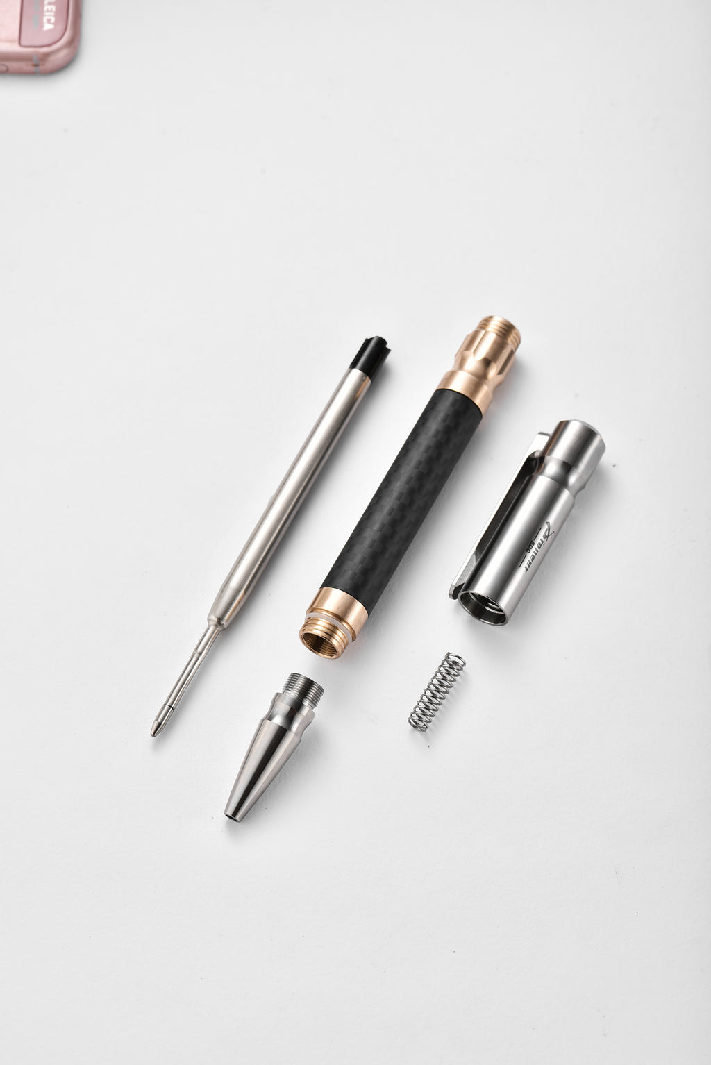 2026 New Hot Tactical Ballpoint Pen Printed Company Logo Fashion Self-defense Titanium Alloy TC4 Pen for Camping & Hiking