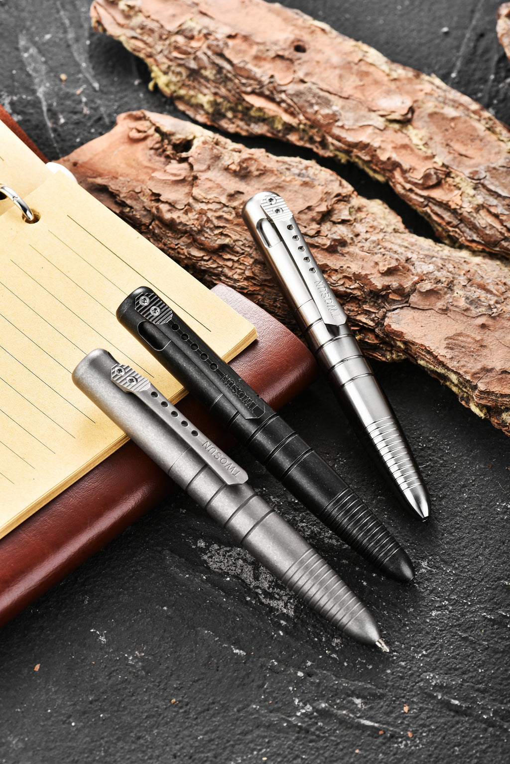 PioneerEDC Titanium Pen Portable Multitool Utility Pen Multifunctional Training Survival Pen for Camping & Hiking