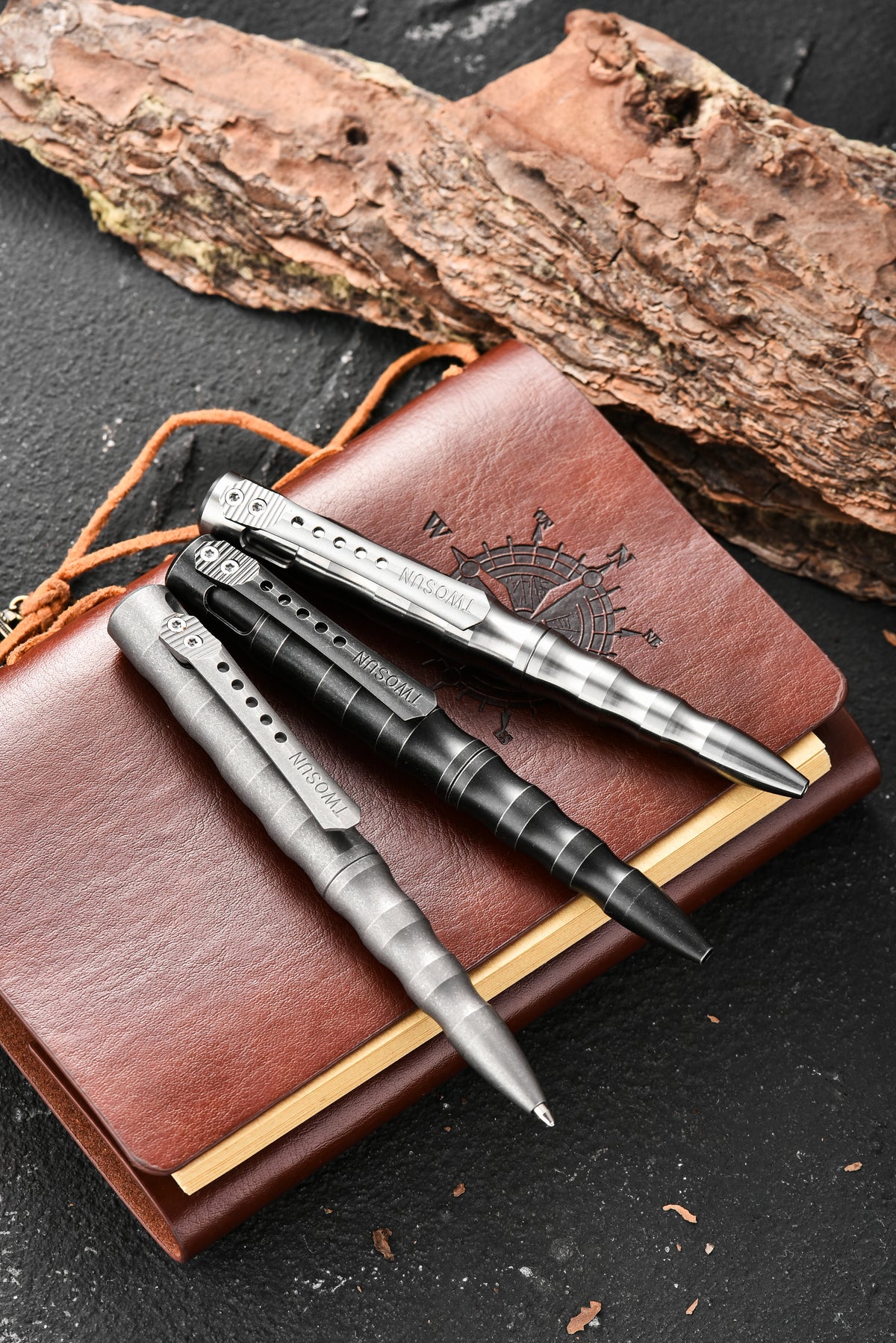 PioneerEDC Titanium Pen Factory Exclusive Direct Sale Matte Titanium Alloy Tactical Pen for Camping & Hiking Signature Pen