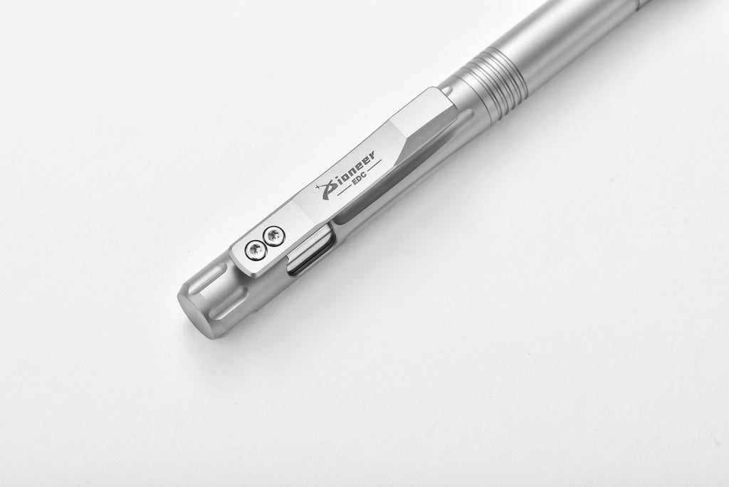 PioneerEDC Titanium Edc Pens Custom Logo Luxury Metal Pen Multi-Tool Tactical Pen Self-Defense Camping Outdoor Tools