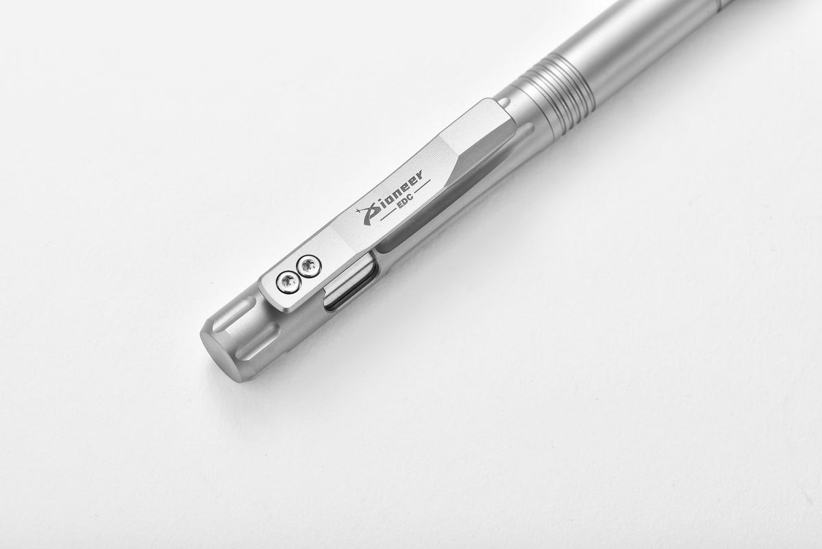 PioneerEDC Titanium Edc Pens Custom Logo Luxury Metal Pen Multi-Tool Tactical Pen Self-Defense Camping Outdoor Tools