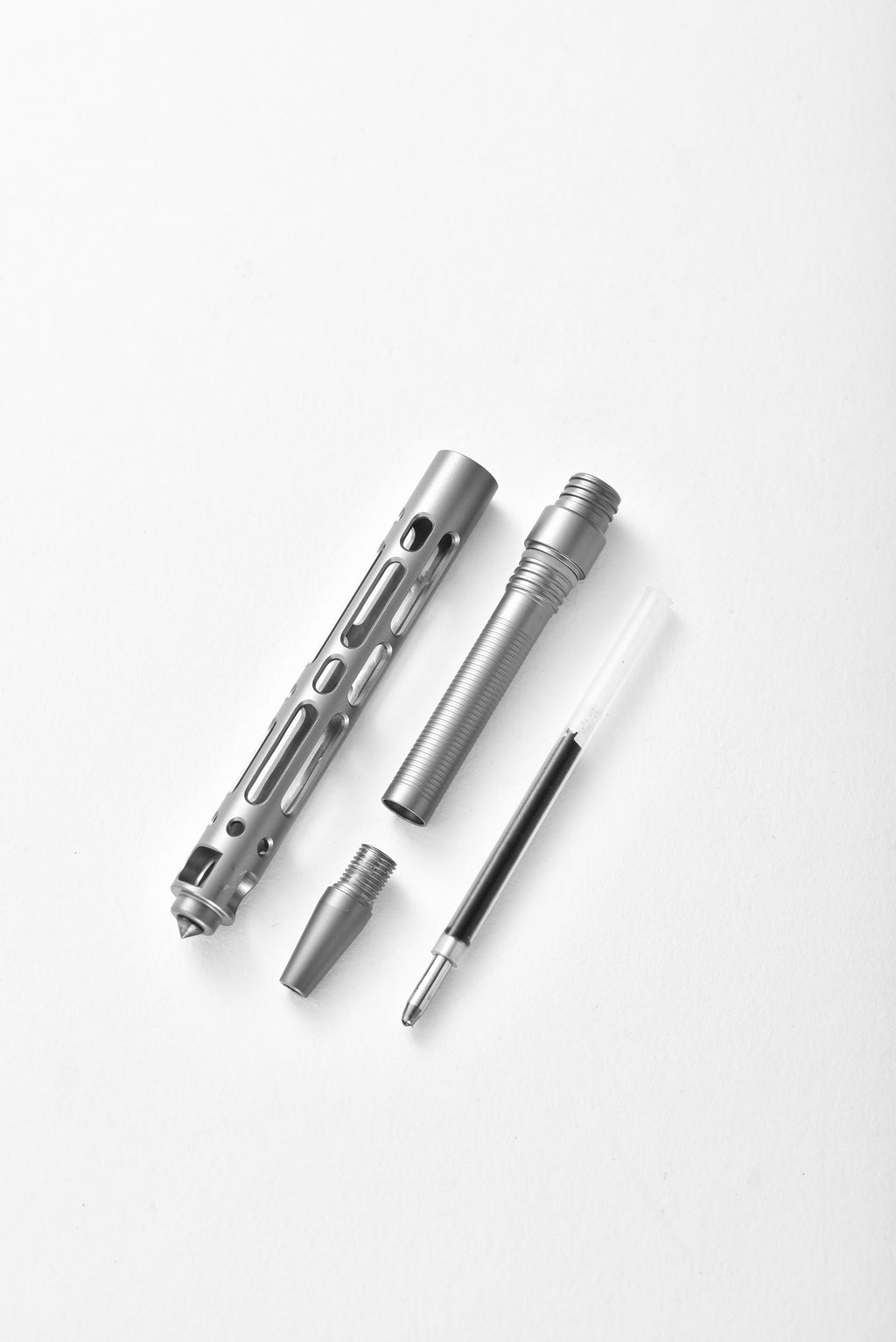 PioneerEDC Tactical Pen Factory Outlet Mini Titanium Alloy Tactical Pen Self-Defense Tool for Camping & Hiking Titanium EDC