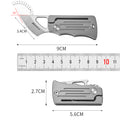 PioneerEDC Titanium Alloy Folding Knife Defensa Personal 14C28N Outdoor Portable Tactical EDC Tool titanium mini knife