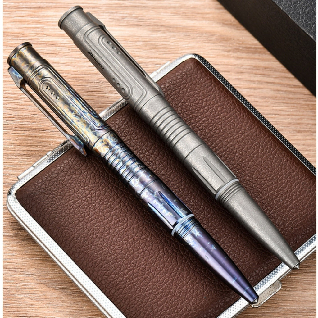 PioneerEDC Titanium alloy tactical ballpoint pen, EDC pocket signature pen, practical