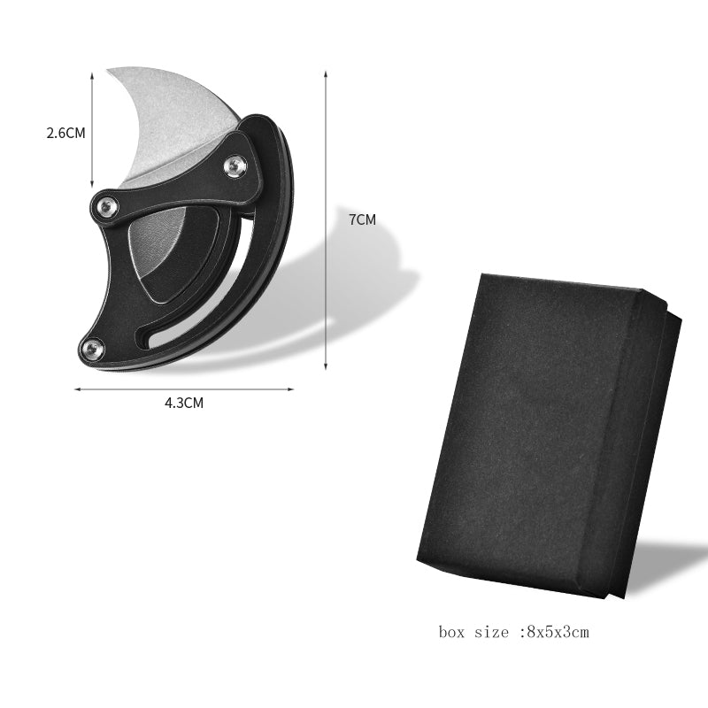 PioneerEDC Mini Titanium Alloy Pocket Knife New Design Folding Outdoor Camping Knife for Art & Cutting Small Tactical Knife