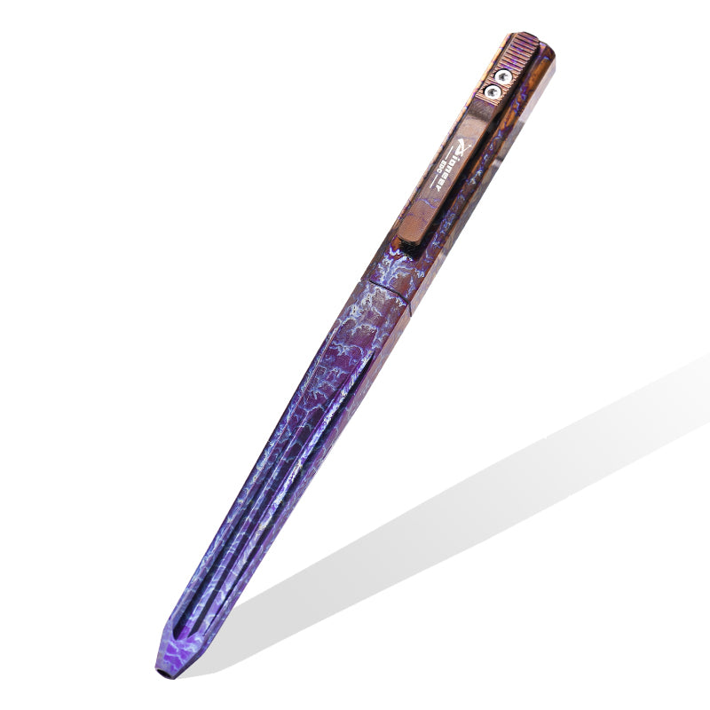 PioneerEDC Titanium Pen Multi-functional Lightweight EDC Pen Glass Breaker Rust-Proof Materials Customizable Tactical Tool